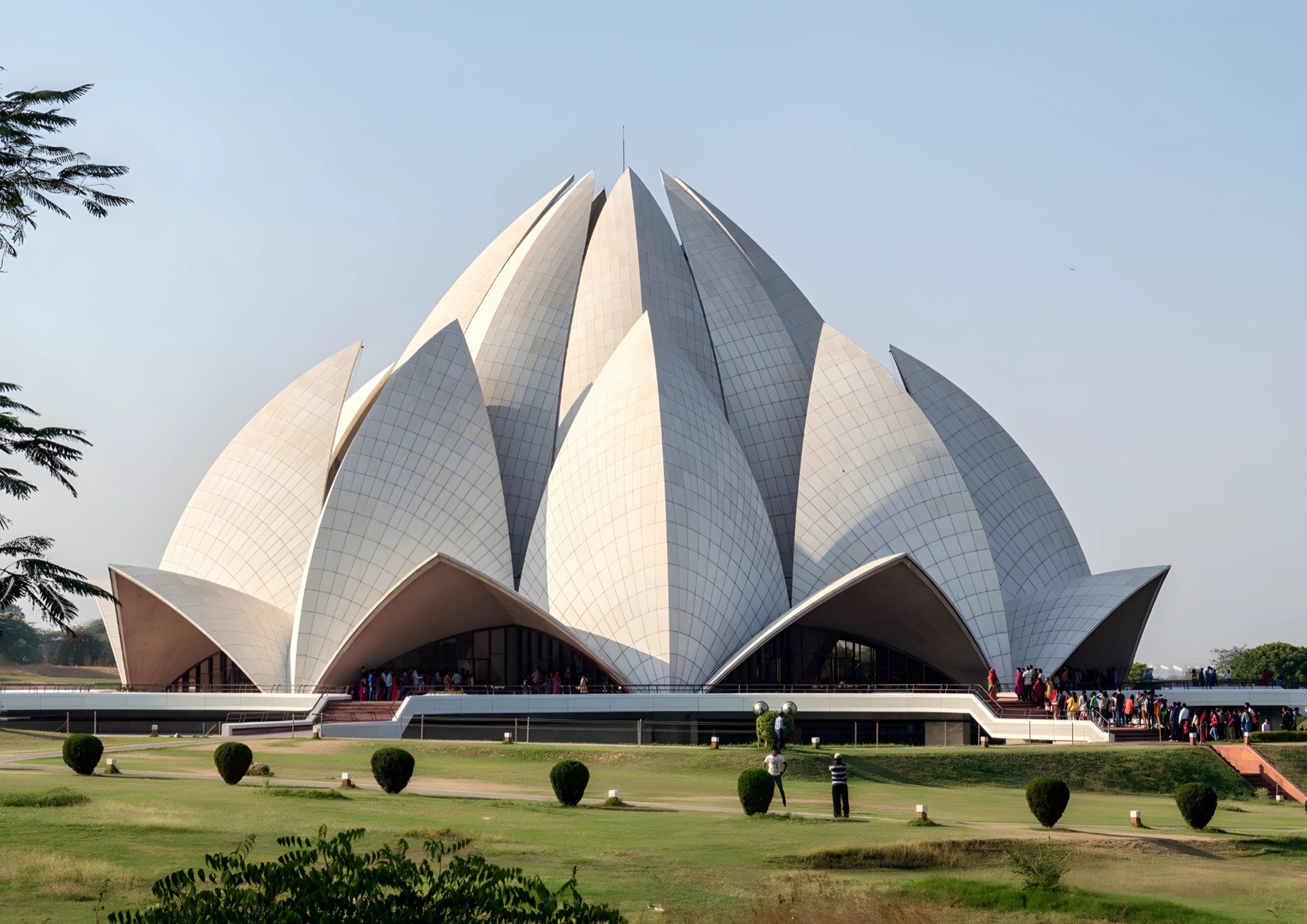 Bahai House of Worship, New Delhi, India — detail 2