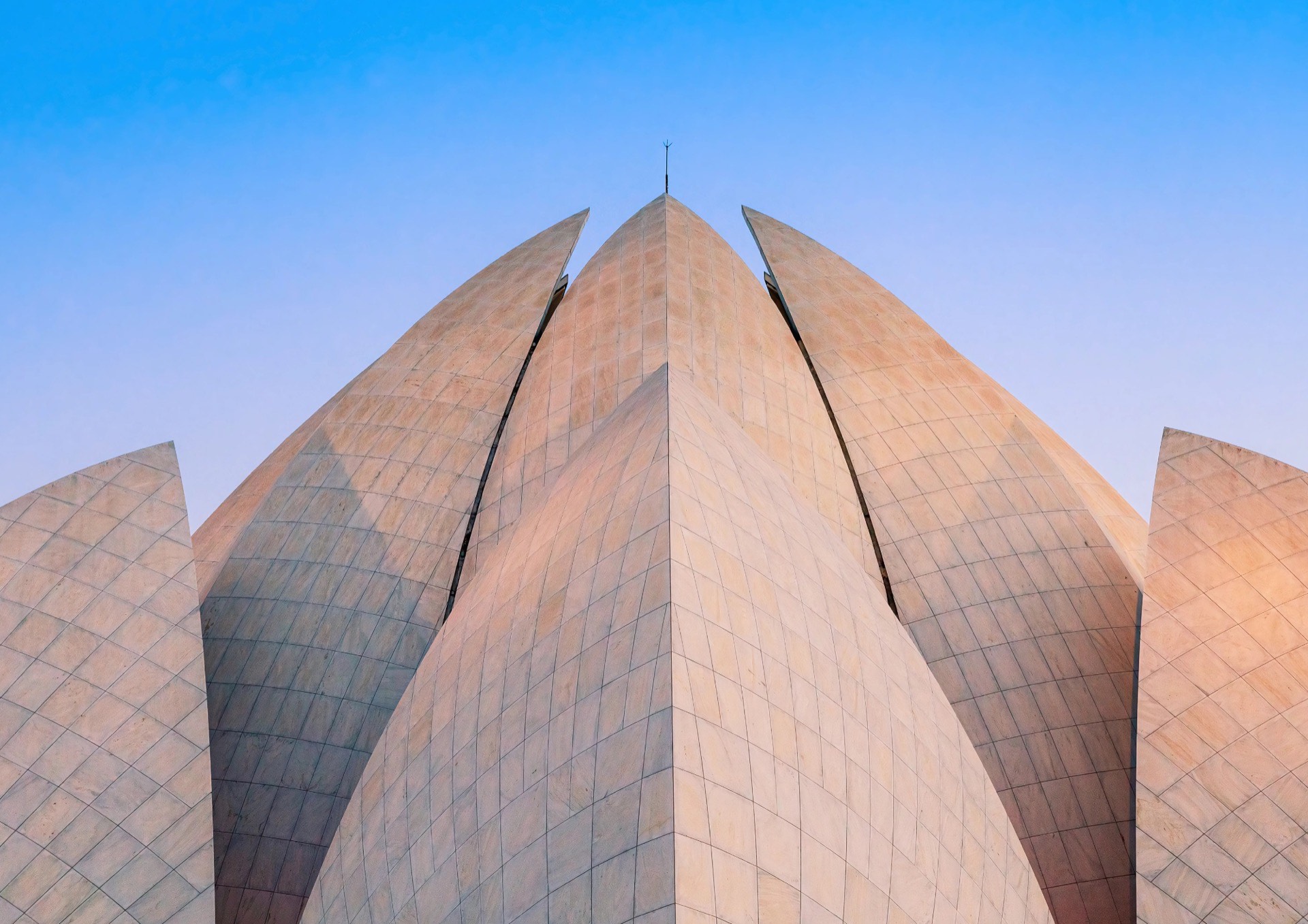 Bahai House of Worship, New Delhi, India — detail 3