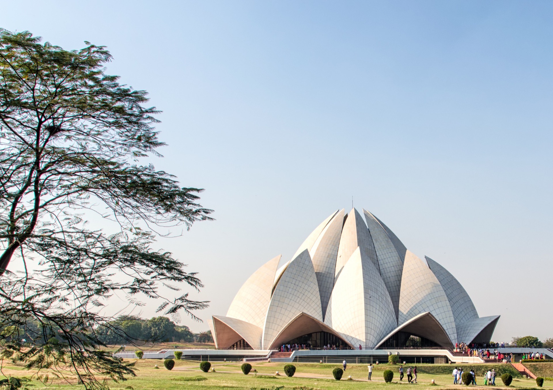 Bahai House of Worship, New Delhi, India — detail 6