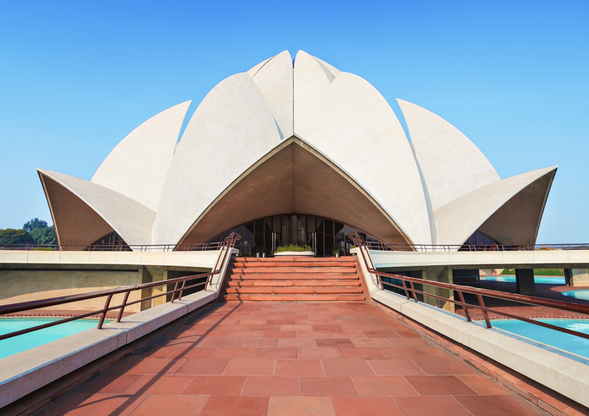 Bahai House of Worship, New Delhi, India — detail 8
